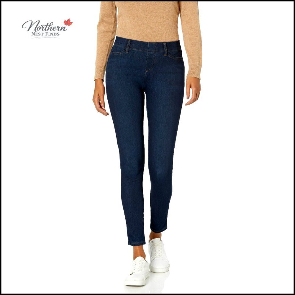 Skinny Stretch Pull-On Knit Jeggings, XX-Large Short, Super Soft Denim
